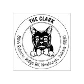 Bombay Cat Retouradres Rubberstempel (Afrduk)