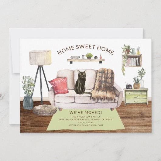 Bombay Chat Moving Faire-part (Devant)