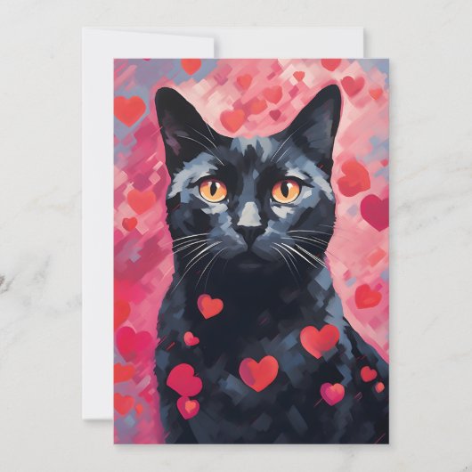 Bombay Kat Valentijnsdag Feestdagenkaart (Voorkant)