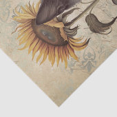 Bombay Kitten Zonnebloem Kat Tissuepapier (Detail)