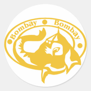 Bombay Stamp Ronde Sticker