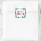 Bombe de Bain Aquarelle Artisanale Étiquette Produ (Sac)