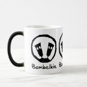 Bombelkie noir/blanc tasse Morphing de 11 onces (Gauche)