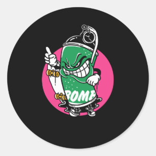Bomber Ronde Sticker