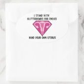 Bombes de parties scintillant pour Stickers Ovale  (Sac)