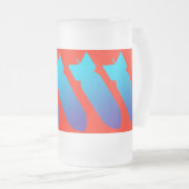 Bombes Frosted 16 oz Frosted Glass Mug (Devant droit)