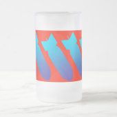 Bombes Frosted 16 oz Frosted Glass Mug (Centre)