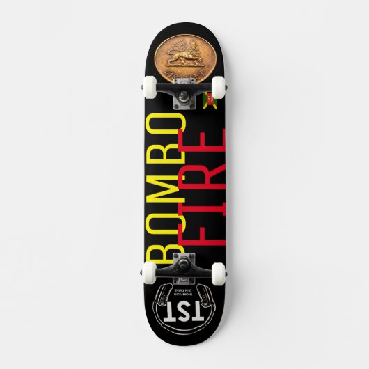 BOMBO FIRE Skateboard (Voorkant)