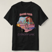 Bombom spits cyberfunk t-shirt (Design voorkant)
