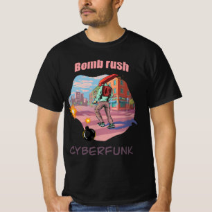 Bombom spits cyberfunk t-shirt