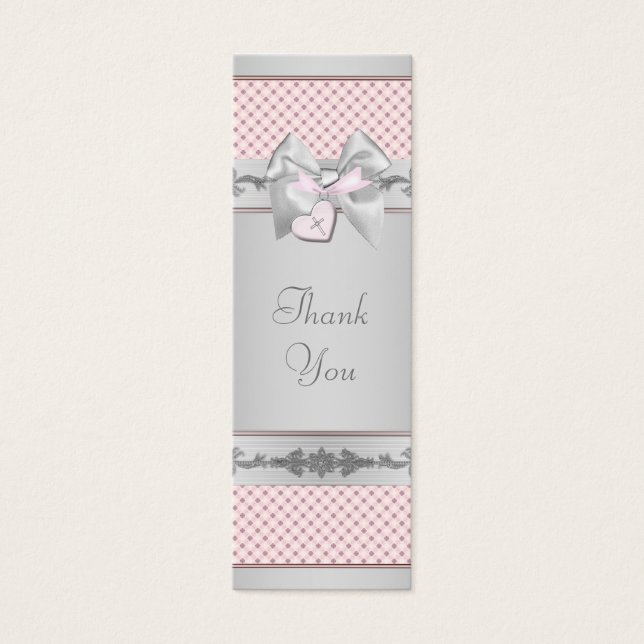 Bomboniere Croix rose (Devant)