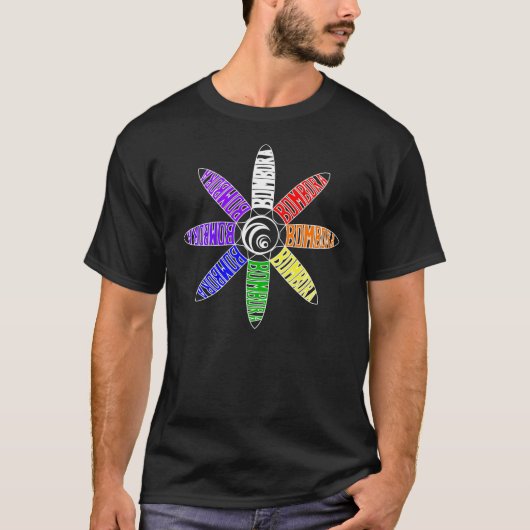 Bombora Spiral Rainbow T-shirt (Voorkant)