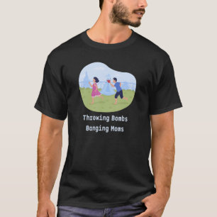Bombs Football-ontwerp T-shirt