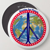 Bombs for Peace Button (Voorkant /achterkant)