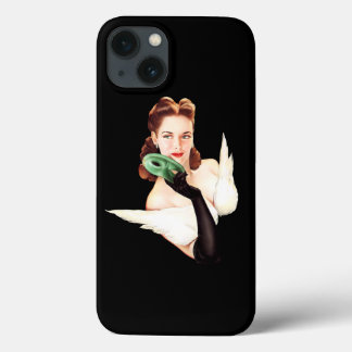 BOMBSHELL BAD GIRLS Retro Pin-Ups iPhone 13 Hoesje