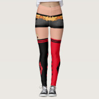 Bombshell Harley Quinn shorts & dij hoge sokken