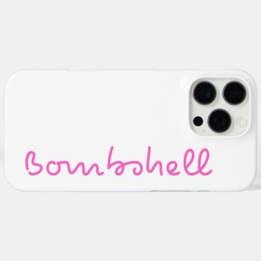 Bombshell iPhone Case (Achterkant (horizontaal))