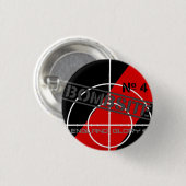 Bombsite kwestie 4 Boekproject Ronde Button 3,2 Cm (Voorkant /achterkant)