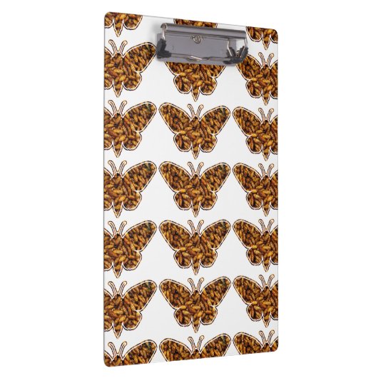 Bombyx Mori Silk Moth Life Cycle Silhouette Klembord (Rechts)