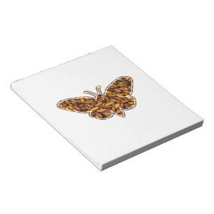 Bombyx Mori Silk Moth Life Cycle Silhouette Notitieblok