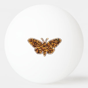 Bombyx Mori Silk Moth Life Cycle Silhouette Pingpongballen