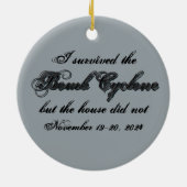 Bomcycloon 2 keramisch ornament (Achterkant)