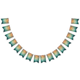 bomen achtergrond vlaggetjes