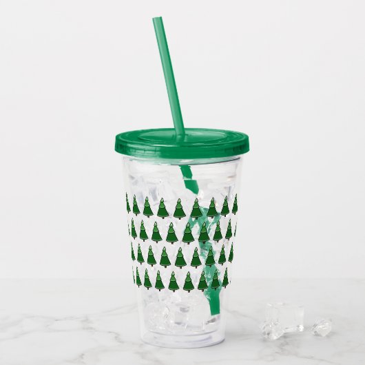 Bomen Acryl Drinkbeker (Voorkant ijs)