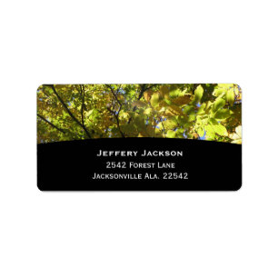 Bomen Adresetiketten Etiket