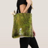 Bomen All-Over-Print Canvas tas (Dichtbij)