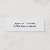 Bomen & Bergen Mini Visitekaartje (Achterkant)