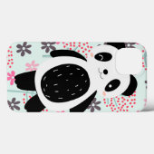 Bomen, Bloemen en Panda-Beren Case-Mate iPhone Case (Achterkant (horizontaal))