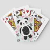 Bomen, Bloemen en Panda-Beren Pokerkaarten (Achterkant)