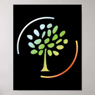 Bomen Bos Natuurlijke CO2 Boom Milieu Poster