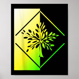 Bomen Bos Natuurlijke CO2 Boom Milieu Poster