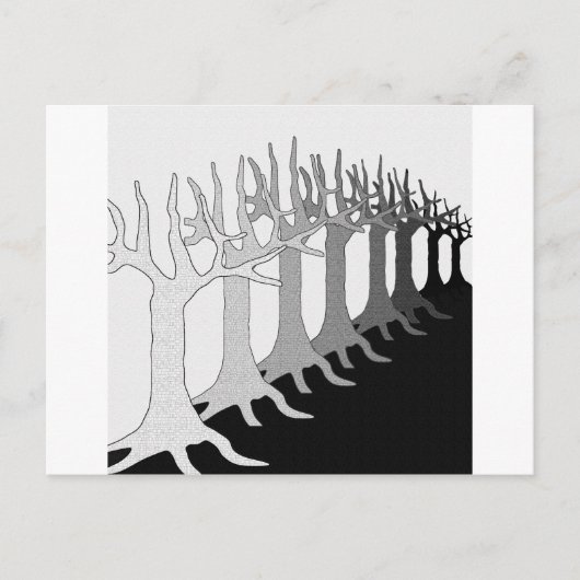 Bomen Briefkaart (Voorkant)