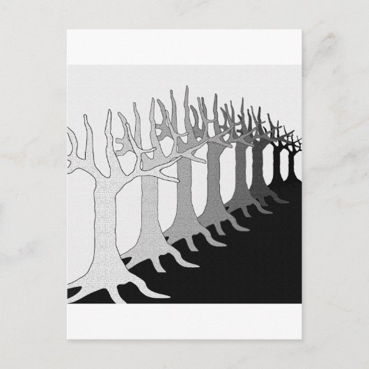 Bomen Briefkaart (Voorkant)
