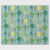 Bomen Cadeaupapier (Vlak)