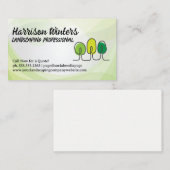 Bomen Doodles Logo | Landschapsarchitectuur  Visitekaartje (Voorkant / Achterkant)