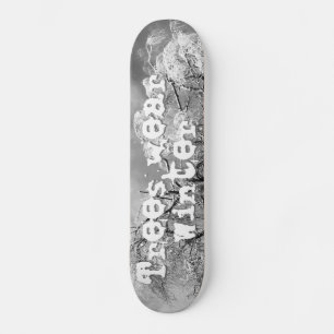 bomen draag winter skateboard