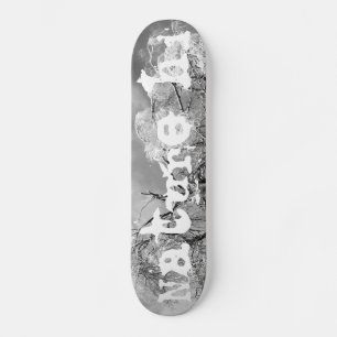 bomen draag winter skateboard