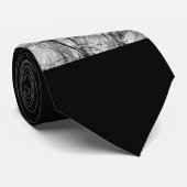 bomen draag winter stropdas (Opgerold)