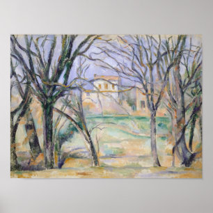 Bomen en huizen, 1885-86 poster