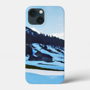 Bomen en naaldbossen van de Spitzli-heuvel iPhone 13 Mini Hoesje