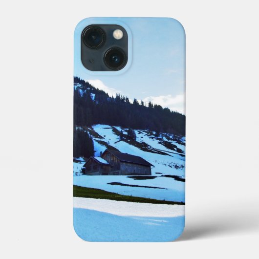 Bomen en naaldbossen van de Spitzli-heuvel Case-Mate iPhone Case (Achterkant)