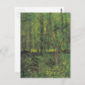 Bomen en ondergroei door Van Gogh Briefkaart (Voorkant / Achterkant)