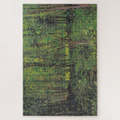 Bomen en ondergroei door Van Gogh schilderende kun Legpuzzel (Verticaal)