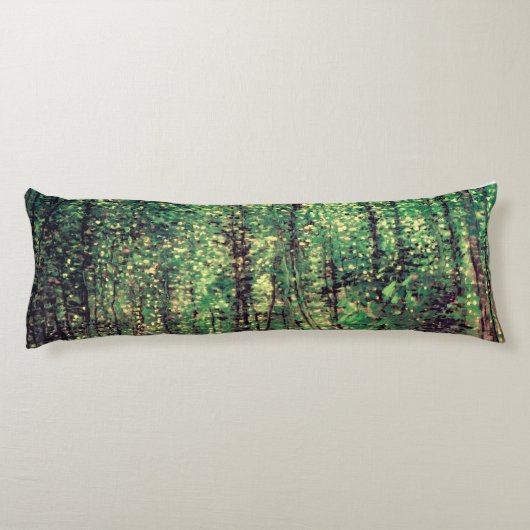 Bomen en ondergroei lichaamskussen (Achterkant)