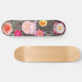 Bomen en Rozen Skateboard (Horizontaal)