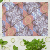 BOMEN EN VELDEN THEEDOEK (Gevouwen)